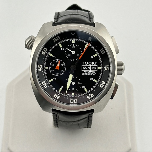 TOCKR Air Defender Limited Edition Valjoux 7750 Automatic 45mm Mens Chrono Watch - Picture 4 of 10
